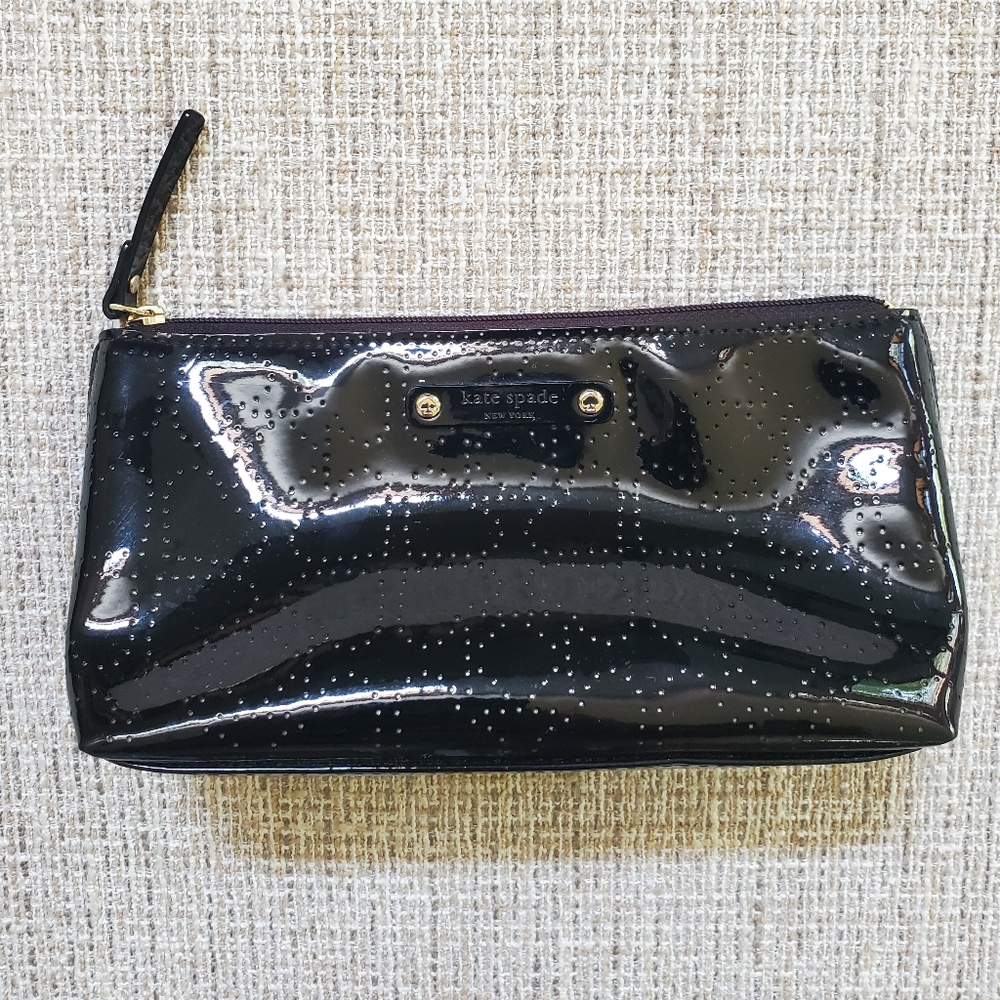 Kate Spade Perforated Logo Cosmetic Bag